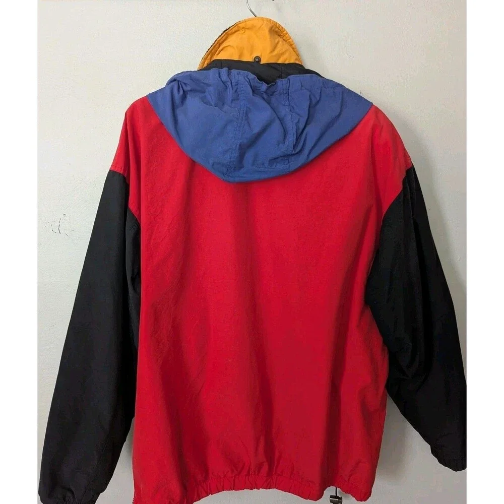 Vtg Obermeyer Ski Jacket 90s Snow Outdoor Aztec Retro Colorblock Mens XLT Tall